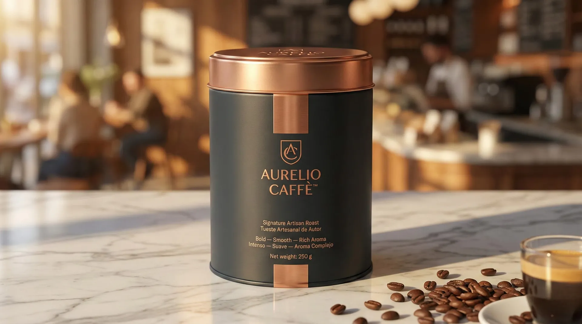 Premium Coffee Packaging After